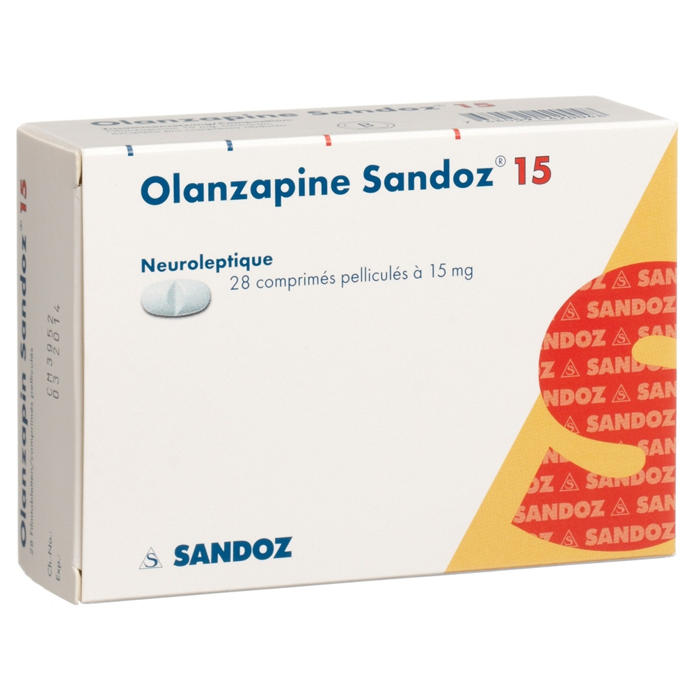 OLANZAPINE Sandoz 15 mg, Bild 2 von 2