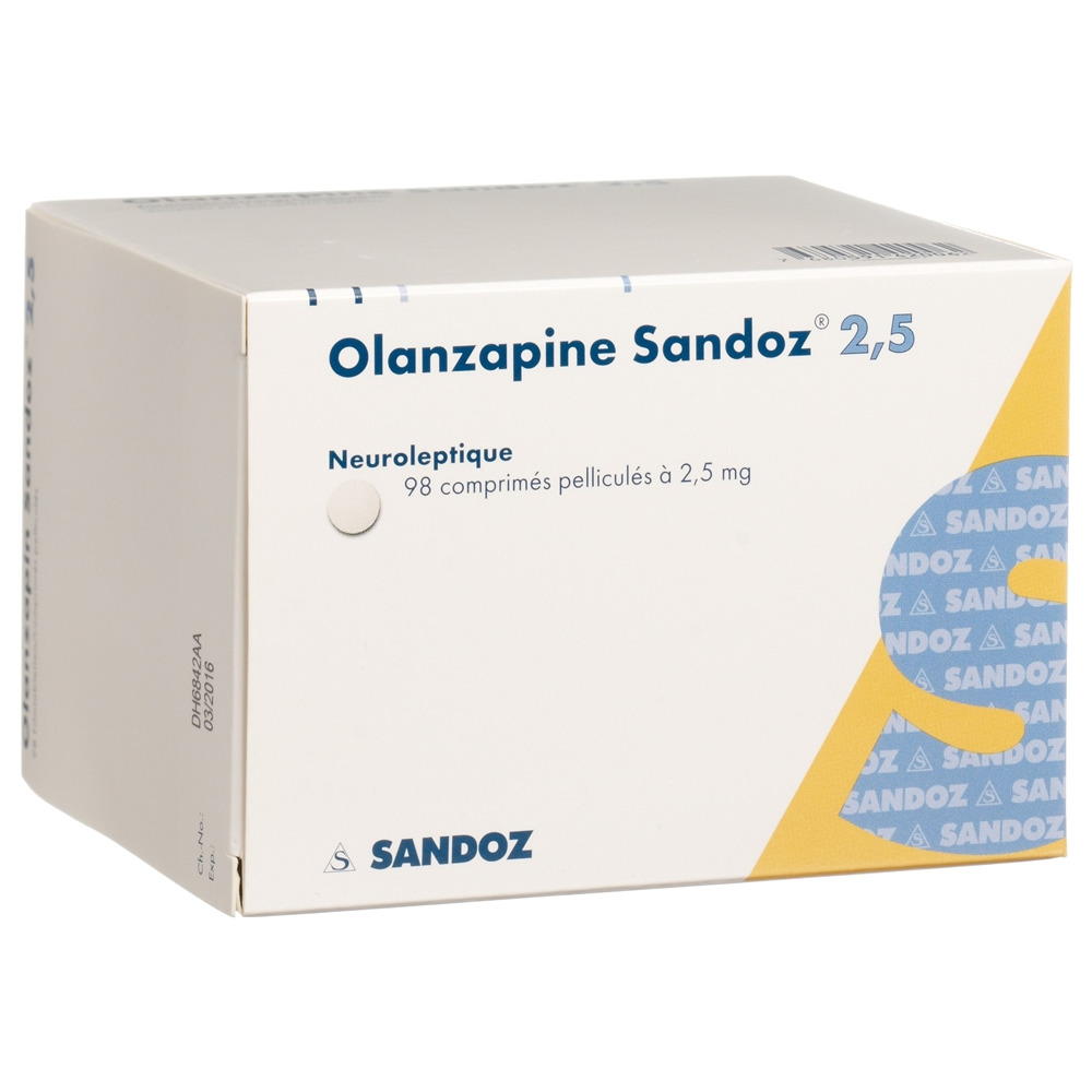 OLANZAPINE Sandoz 2.5 mg, Bild 2 von 2