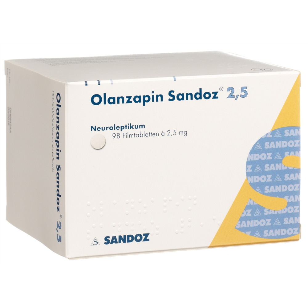 OLANZAPINE Sandoz 2.5 mg, Hauptbild