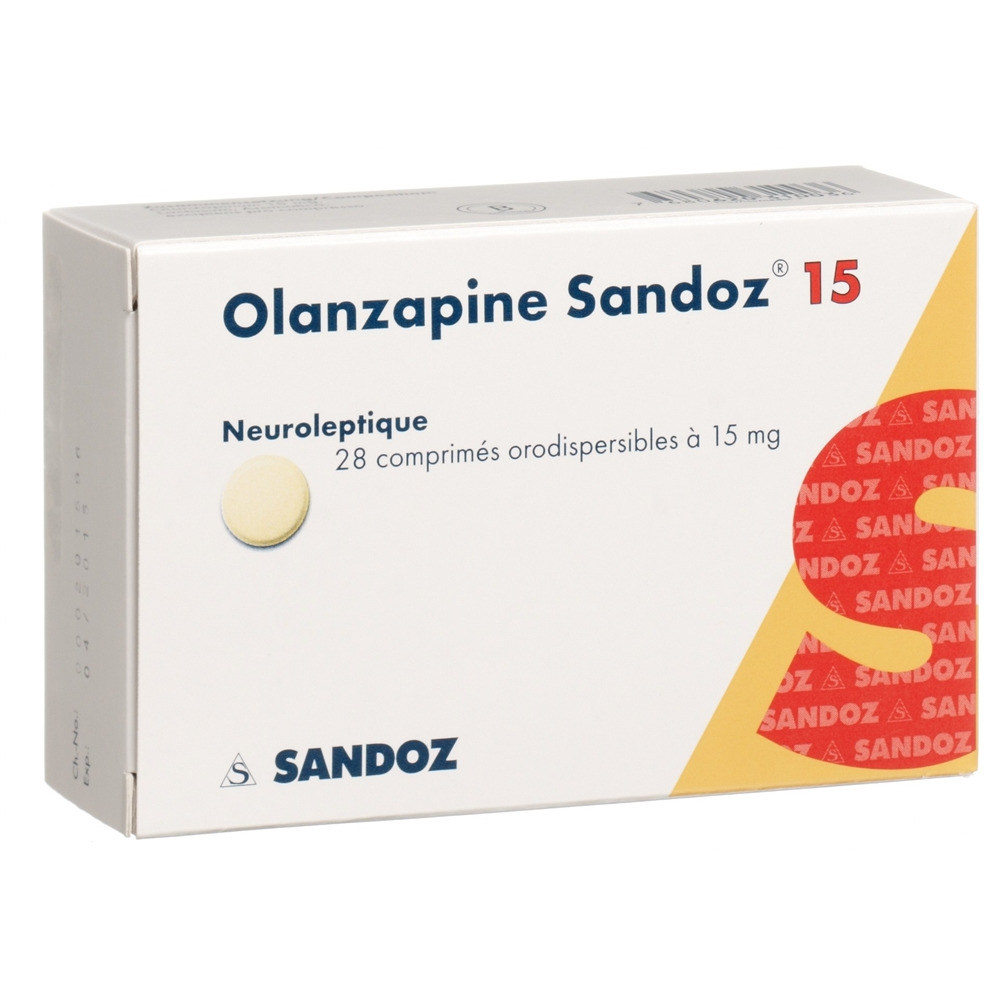 OLANZAPINE Sandoz 15 mg, Bild 2 von 2