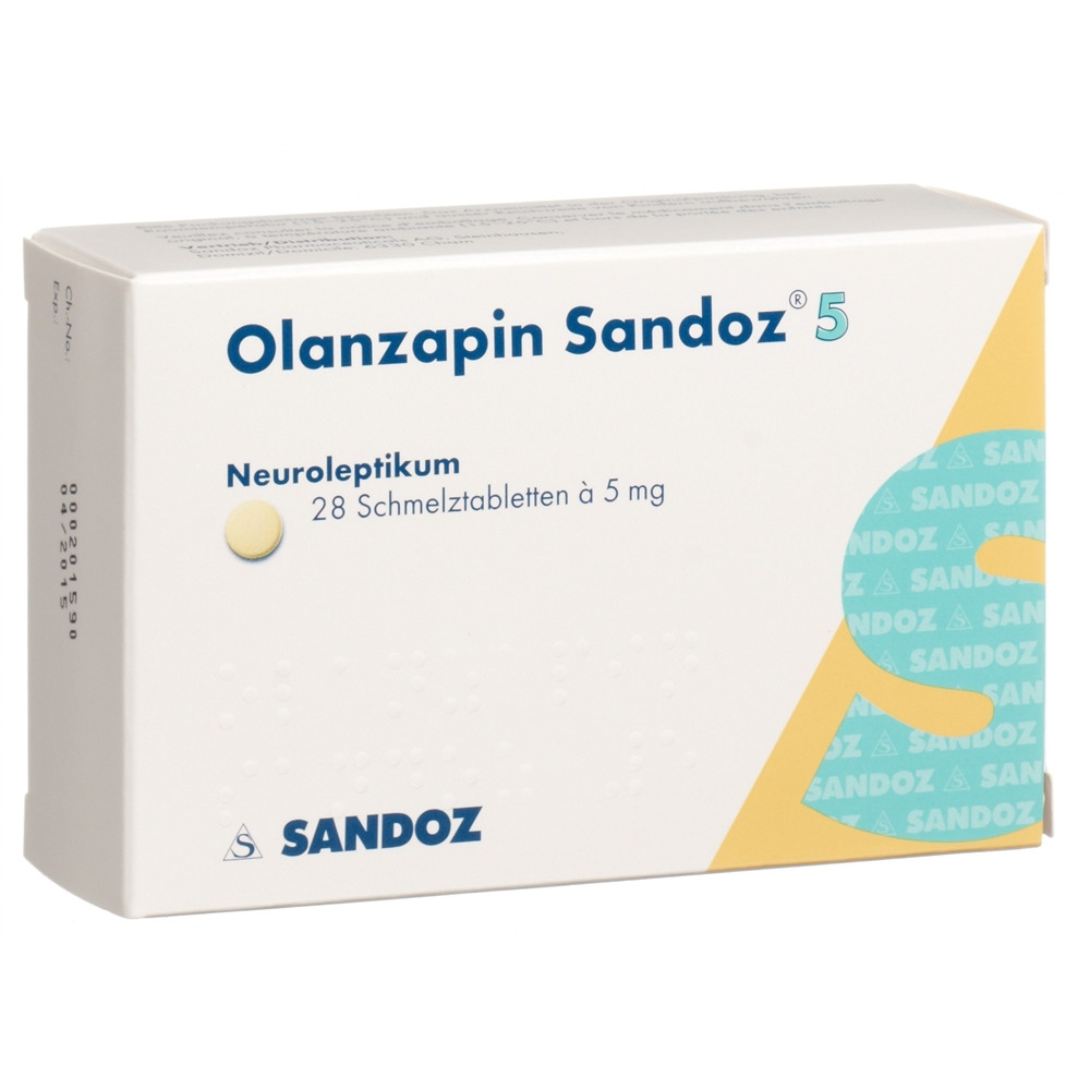 OLANZAPINE Sandoz 5 mg, Hauptbild