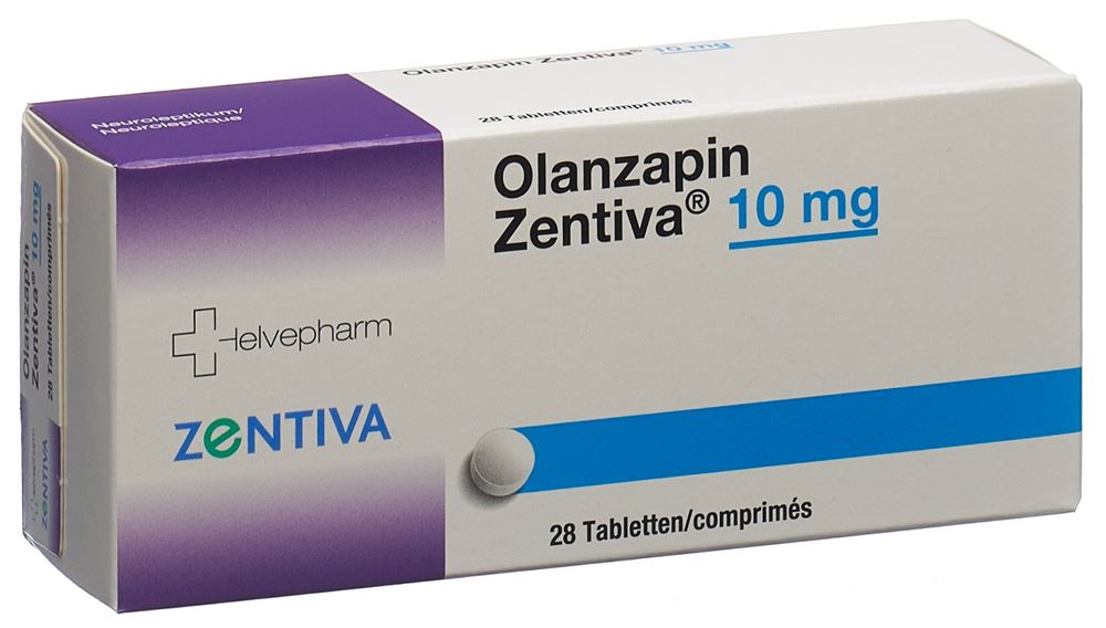 OLANZAPINE Zentiva 10 mg, image principale