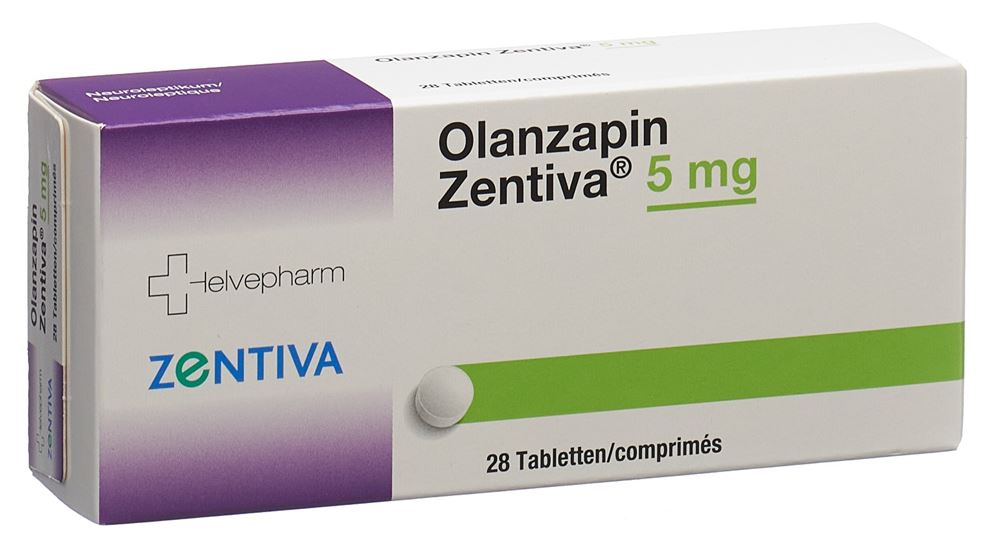 OLANZAPINE Zentiva 5 mg, image principale