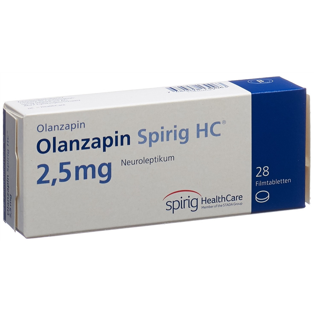 OLANZAPINE Spirig HC 2.5 mg, image principale