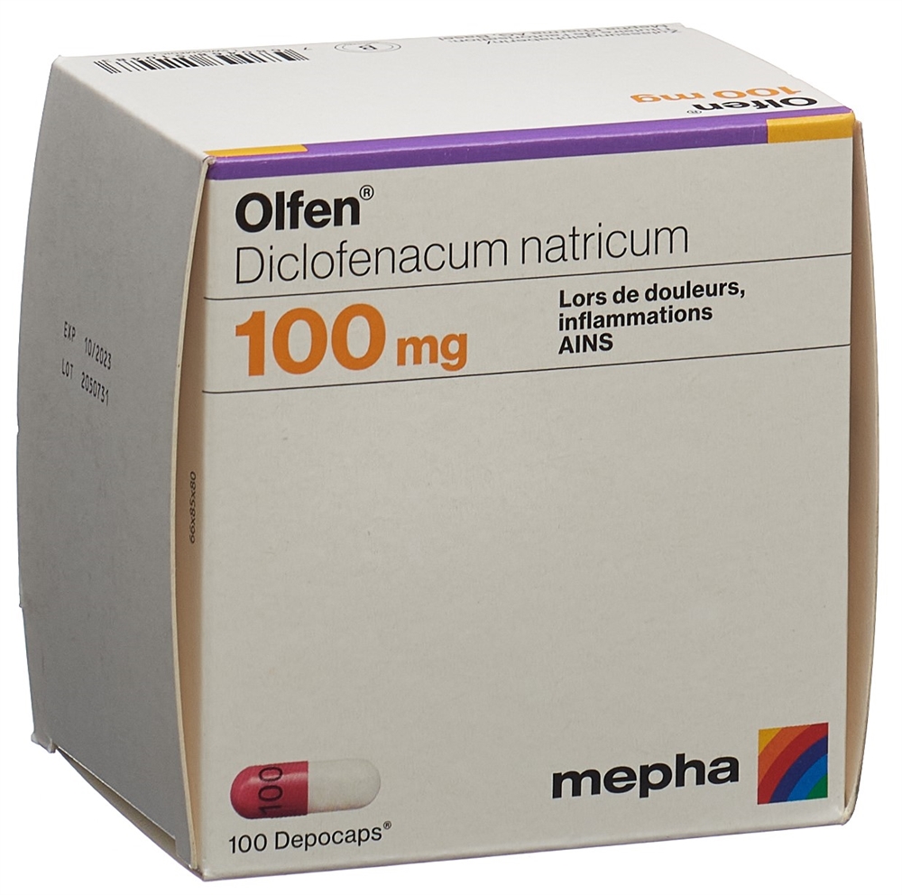 OLFEN depocaps 100 mg blist 100 pce, image 2 sur 2