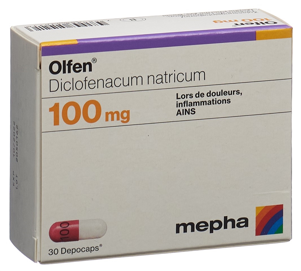 OLFEN depocaps 100 mg blist 30 pce, image 2 sur 2