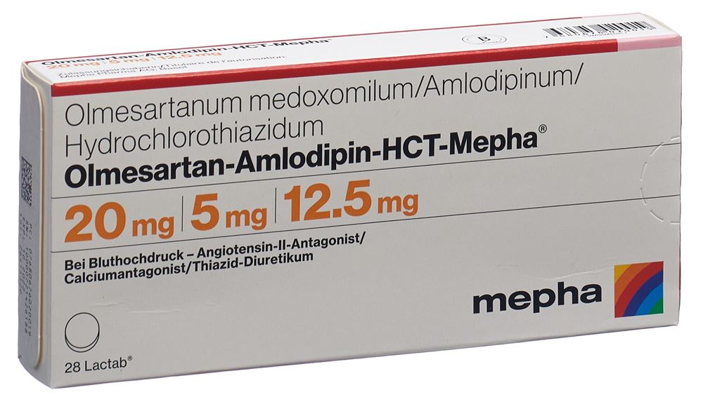 OLMESARTAN AMLODIPINE HCT HCT Mepha, Hauptbild