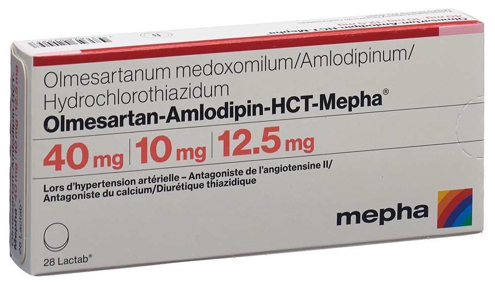 OLMESARTAN AMLODIPINE HCT HCT Mepha, image 2 sur 2