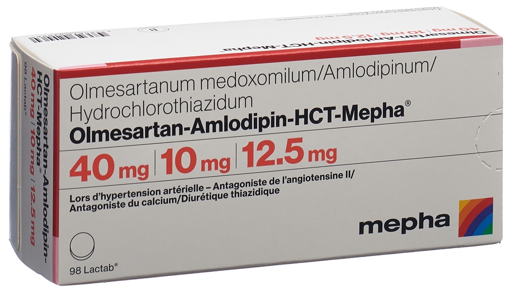 OLMESARTAN AMLODIPINE HCT HCT Mepha, Bild 2 von 2