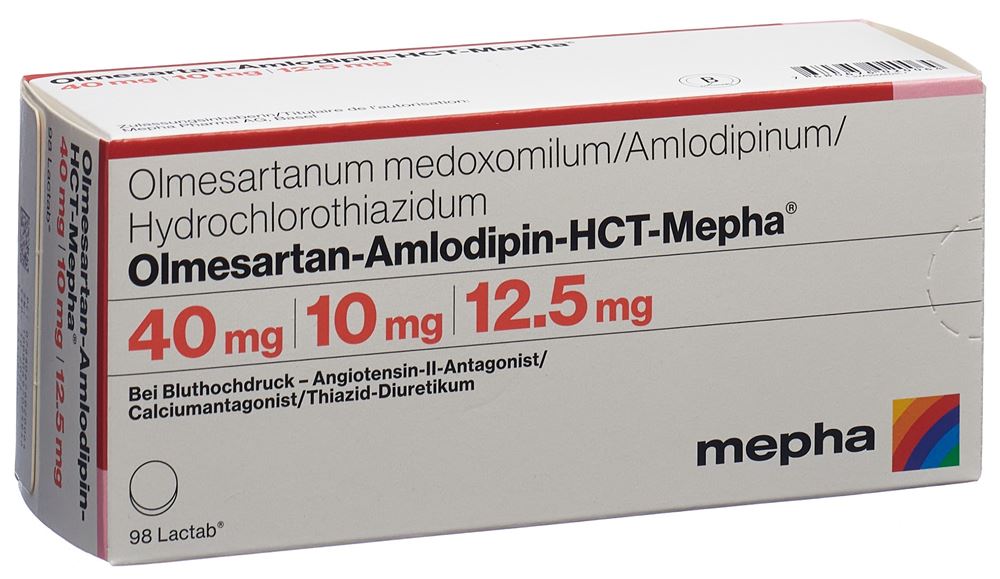 OLMESARTAN AMLODIPINE HCT HCT Mepha, Hauptbild