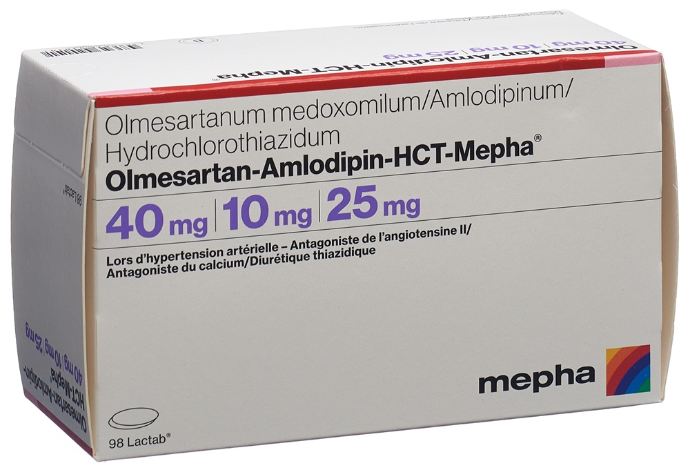 OLMESARTAN AMLODIPINE HCT HCT Mepha, Bild 2 von 2