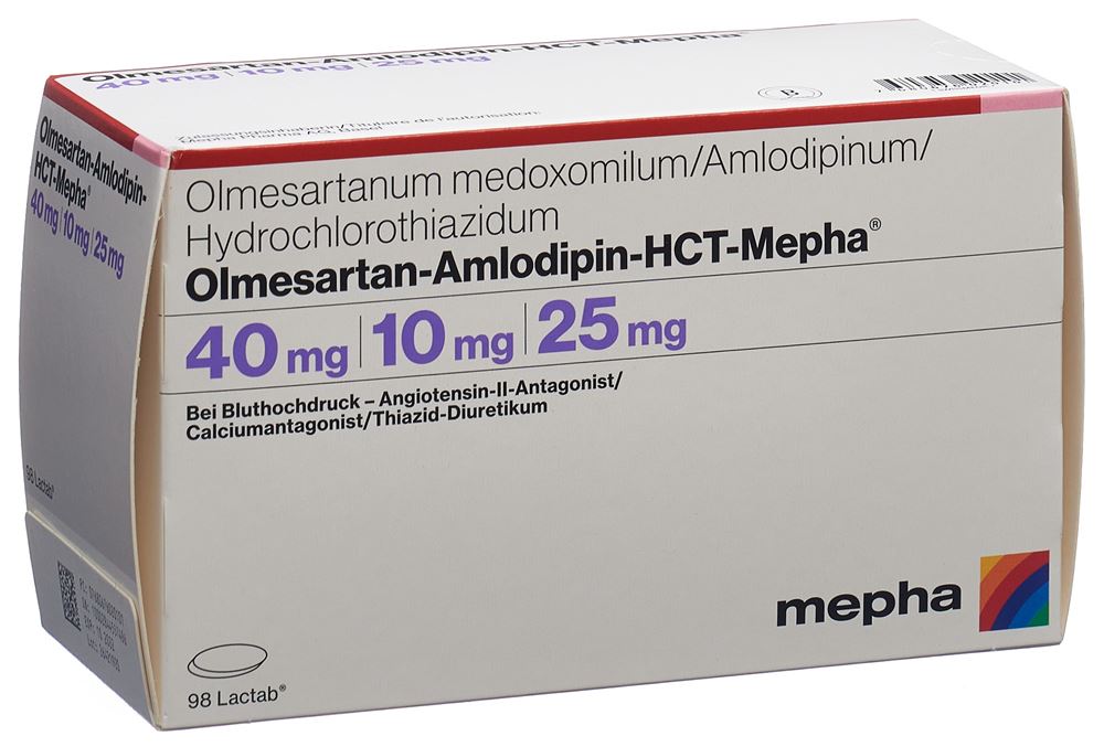 OLMESARTAN AMLODIPINE HCT HCT Mepha, Hauptbild