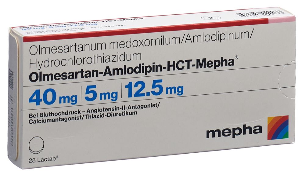 OLMESARTAN AMLODIPINE HCT HCT Mepha, Hauptbild