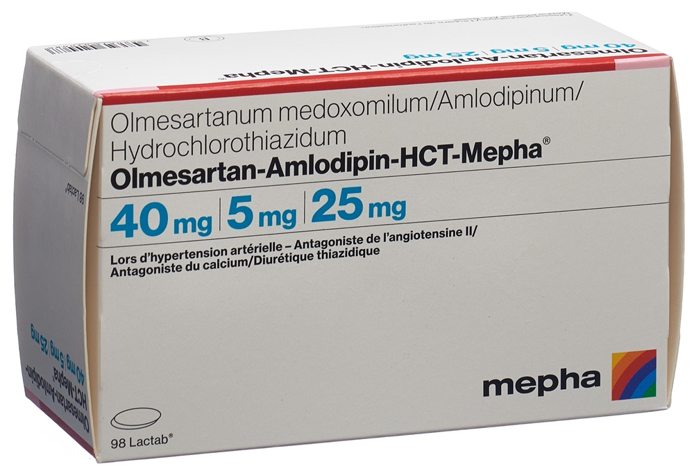 OLMESARTAN AMLODIPINE HCT HCT Mepha, image 2 sur 2