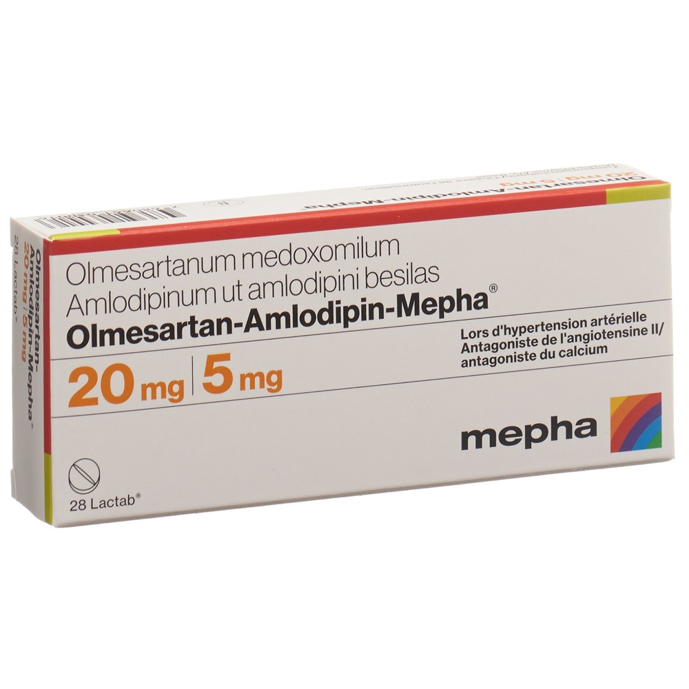 OLMESARTAN AMLODIPINE Mepha, image 2 sur 2