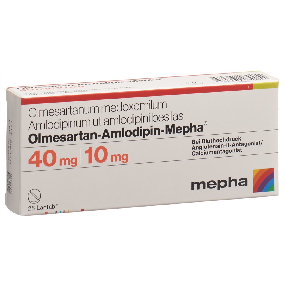 OLMESARTAN AMLODIPINE Mepha, image principale