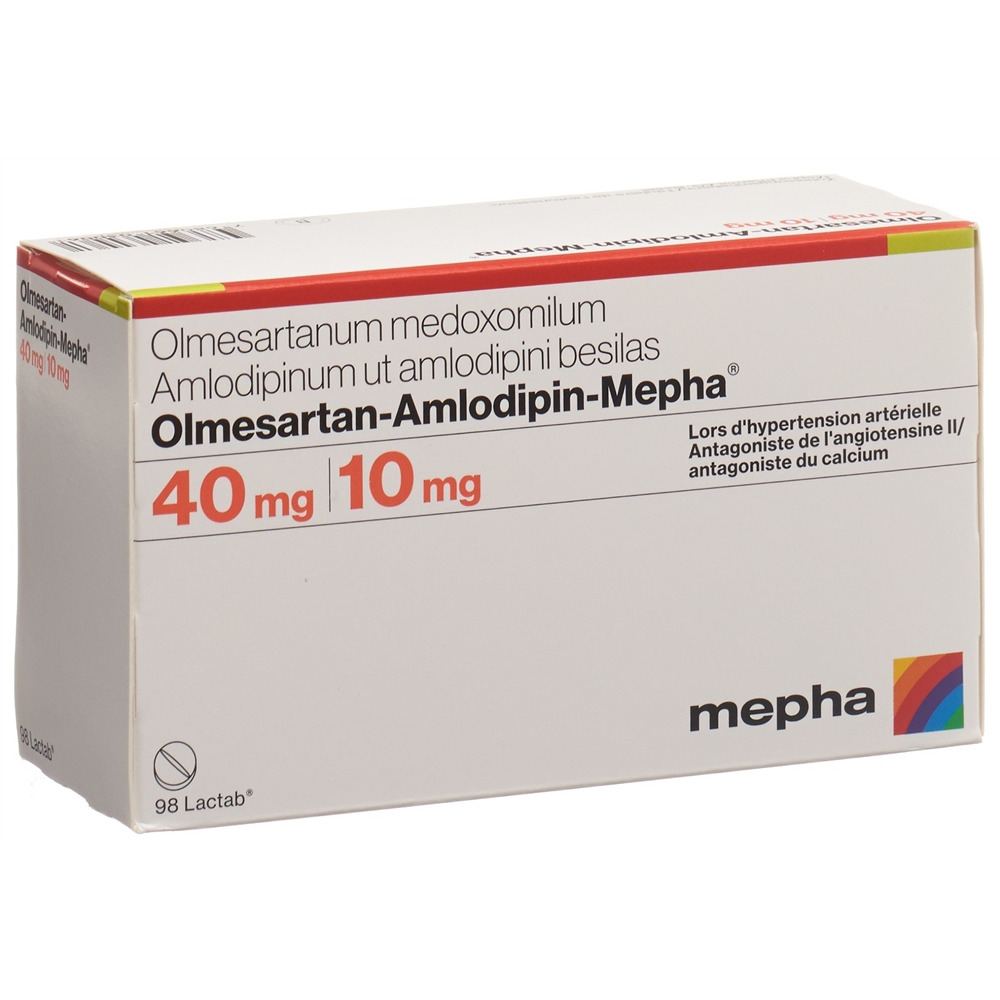 OLMESARTAN AMLODIPINE Mepha, image 2 sur 2