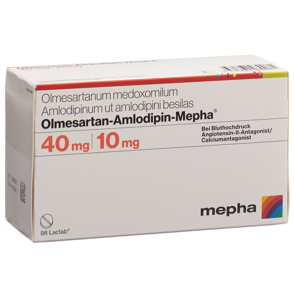 OLMESARTAN AMLODIPINE Mepha, image principale