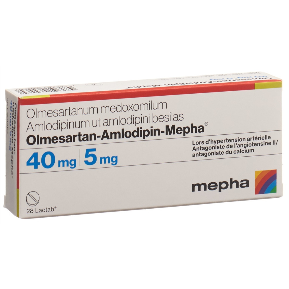 OLMESARTAN AMLODIPINE Mepha, image 2 sur 2