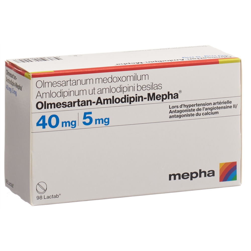 OLMESARTAN AMLODIPINE Mepha, image 2 sur 2