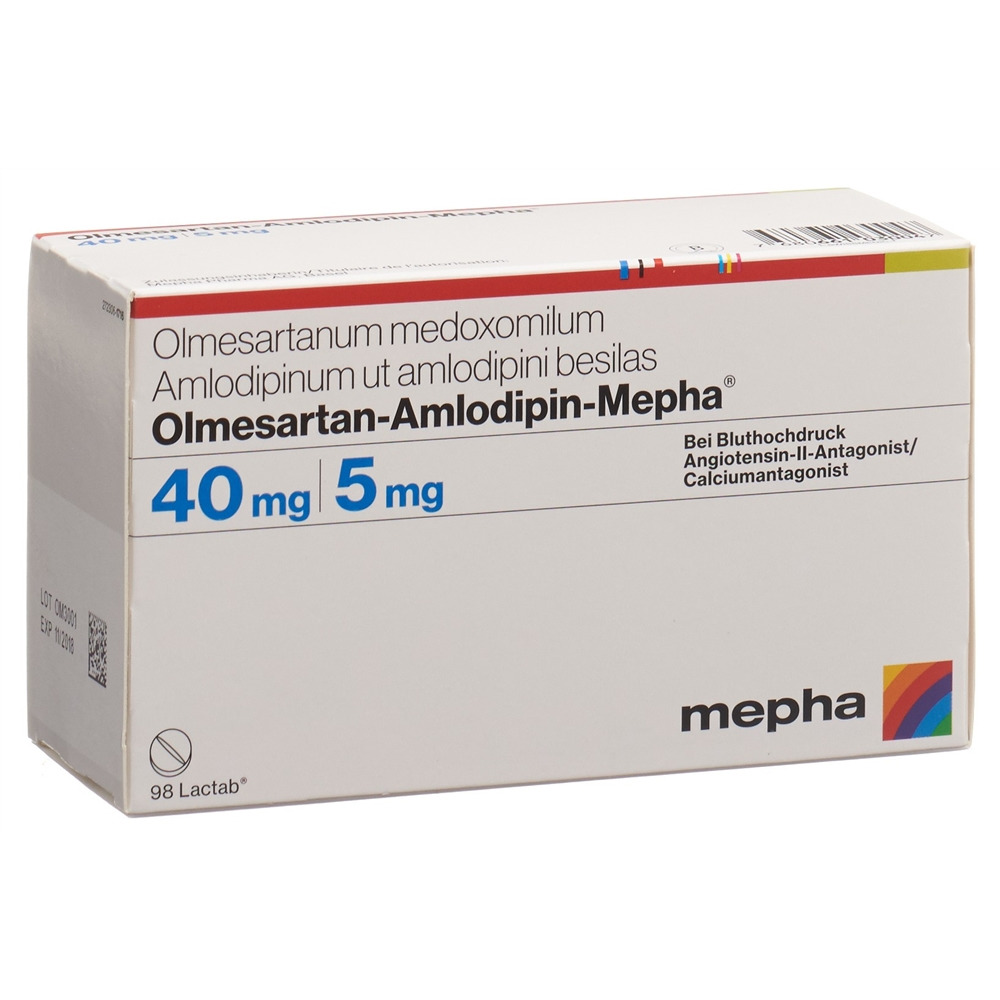 OLMESARTAN AMLODIPINE Mepha, image principale