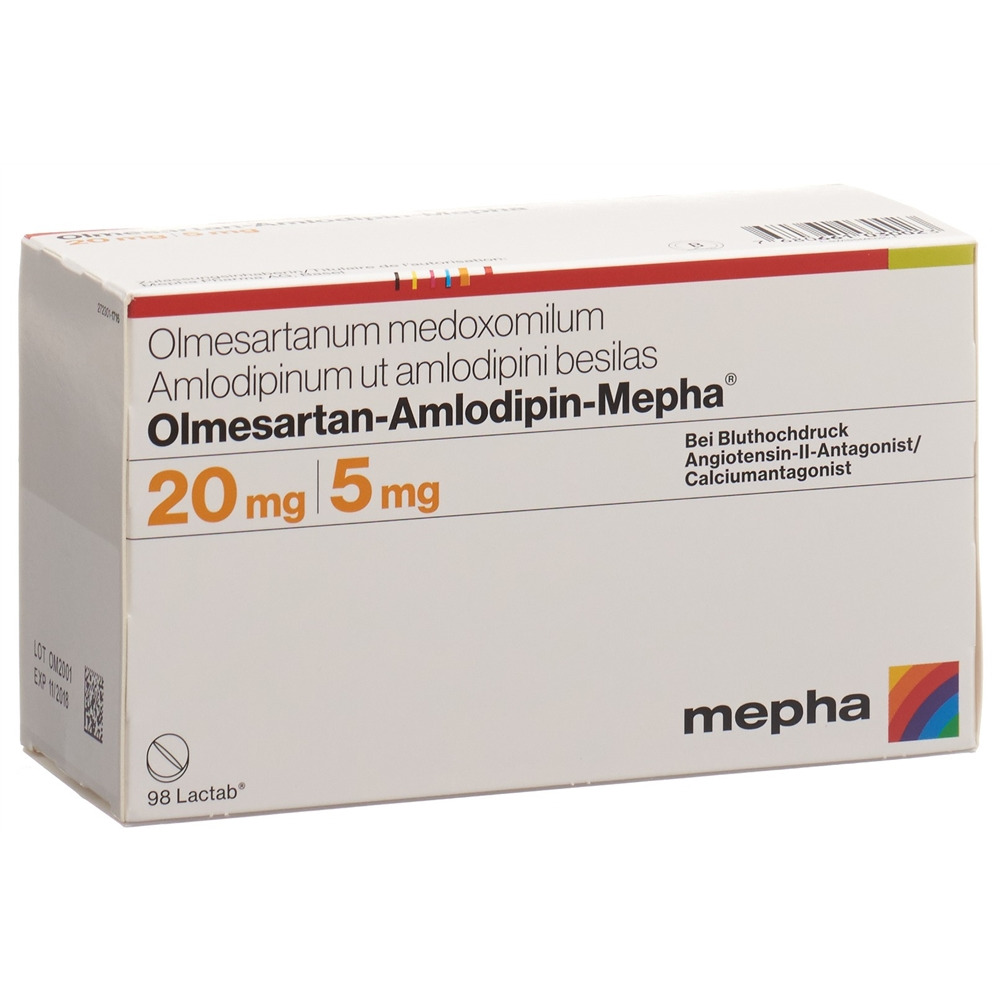 OLMESARTAN AMLODIPINE Mepha, Hauptbild