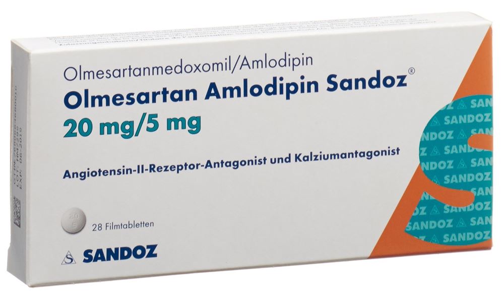 OLMESARTAN AMLODIPINE Sandoz, Hauptbild