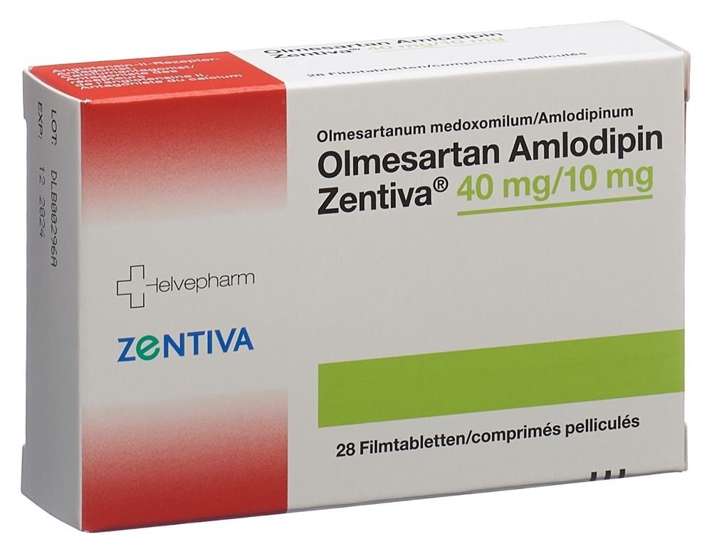 OLMESARTAN AMLODIPINE Zentiva, image principale