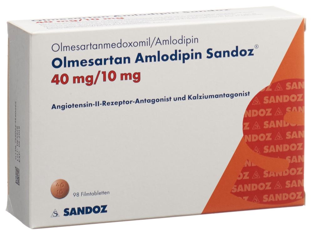 OLMESARTAN AMLODIPINE Sandoz, image principale
