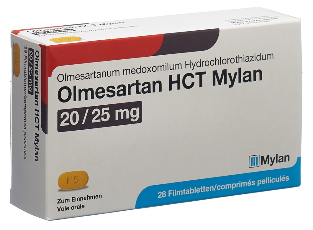 OLMESARTAN HCT Mylan, Hauptbild