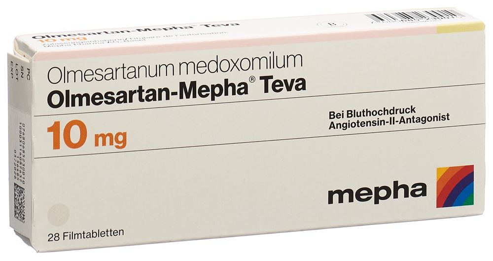 OLMESARTAN Mepha Teva 10 mg, image principale