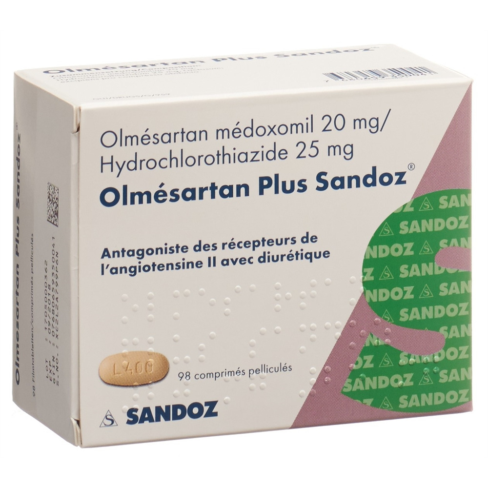 OLMESARTAN Sandoz, image 2 sur 2