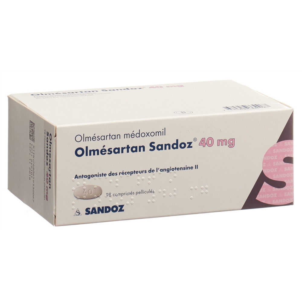 OLMESARTAN Sandoz 40 mg, image 2 sur 2