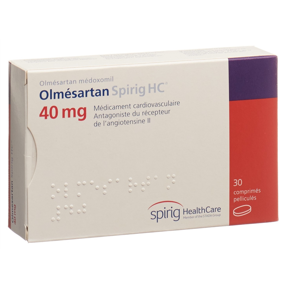 OLMESARTAN Spirig HC 40 mg, image 2 sur 2