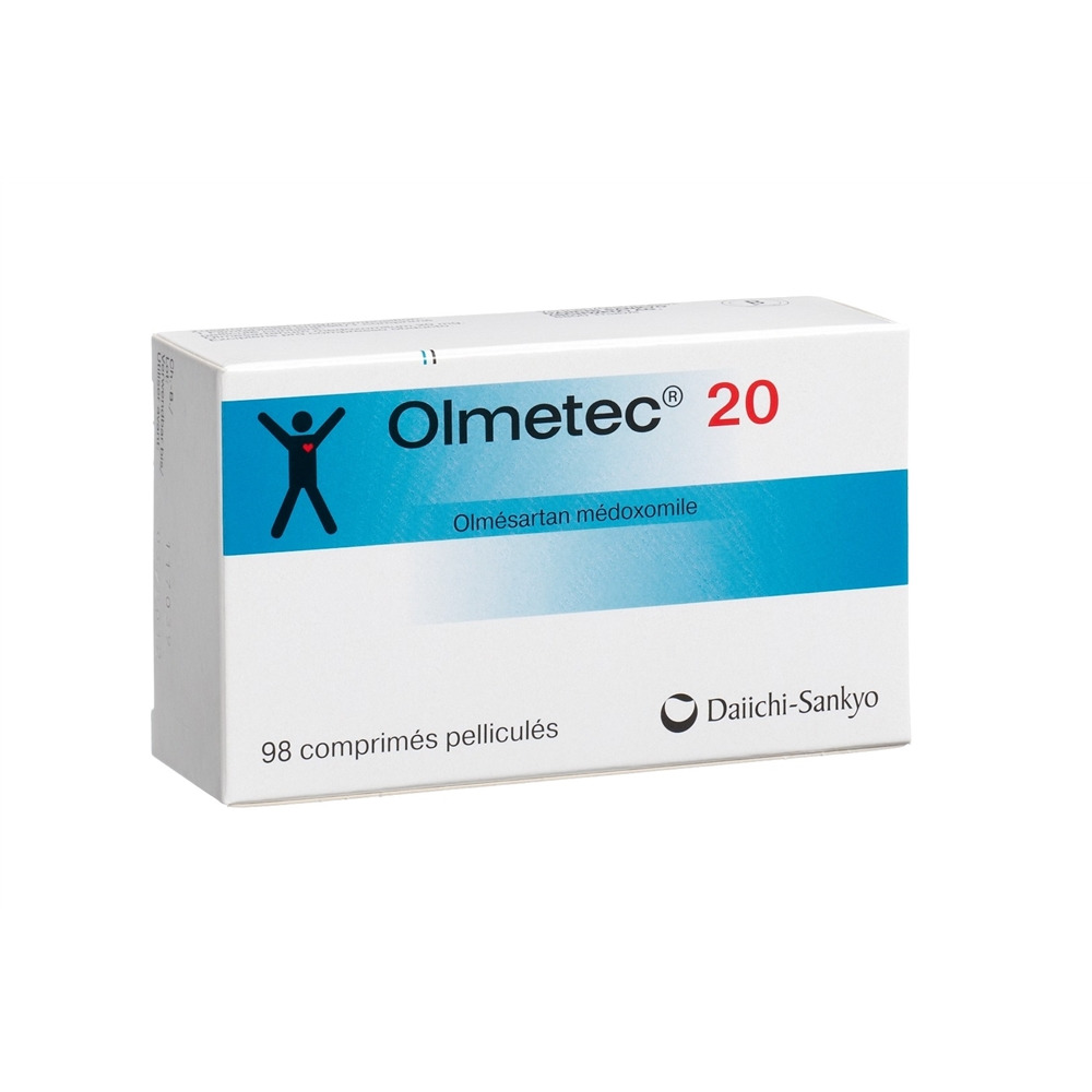 OLMETEC cpr pell 20 mg blist 98 pce, image 2 sur 2