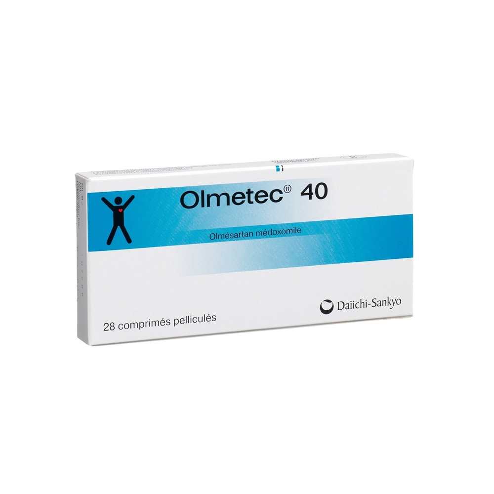 OLMETEC cpr pell 40 mg blist 28 pce, image 2 sur 2