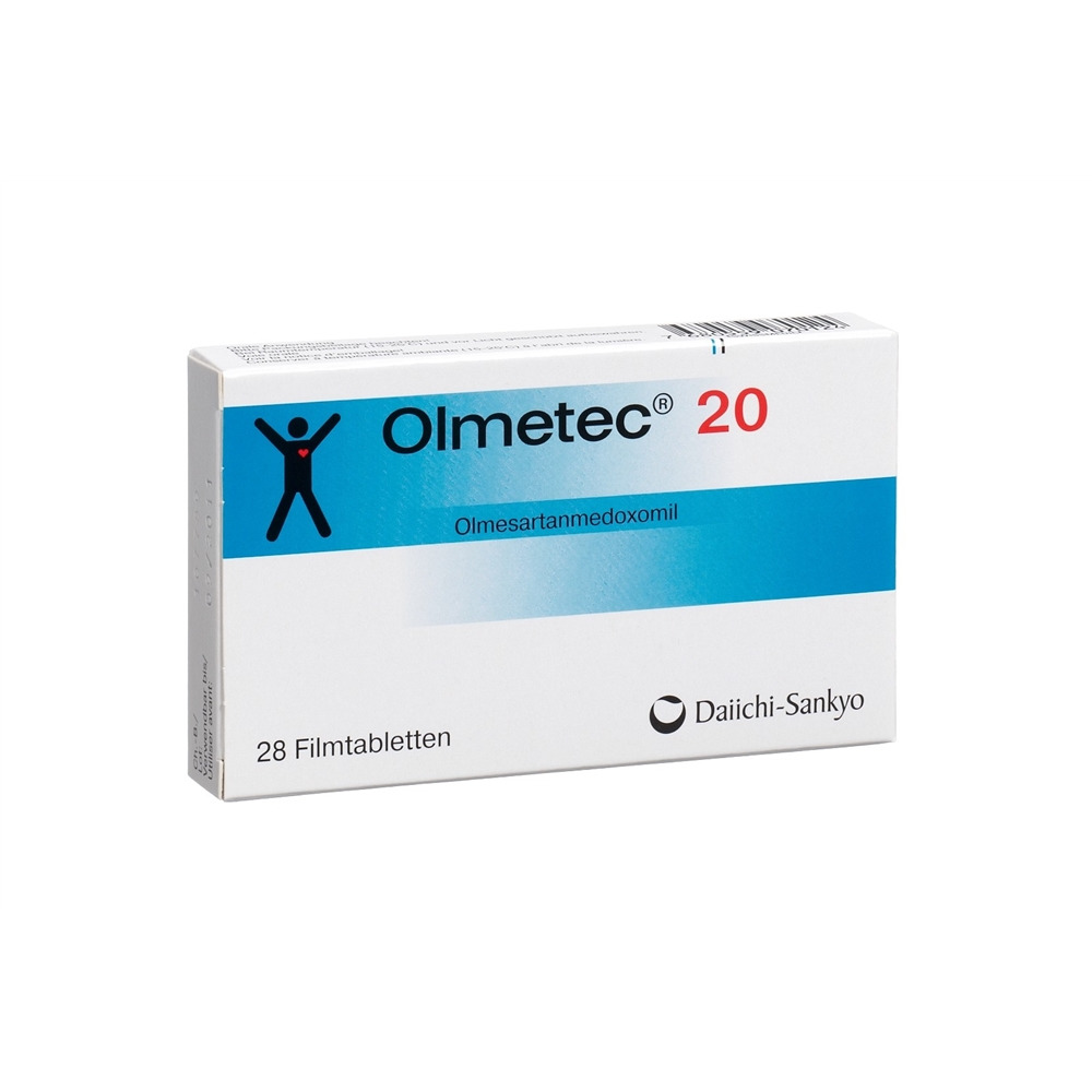 OLMETEC Filmtabl 20 mg Blist 28 Stk, Hauptbild