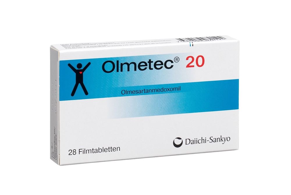 OLMETEC Filmtabl 20 mg Blist 28 Stk, Hauptbild