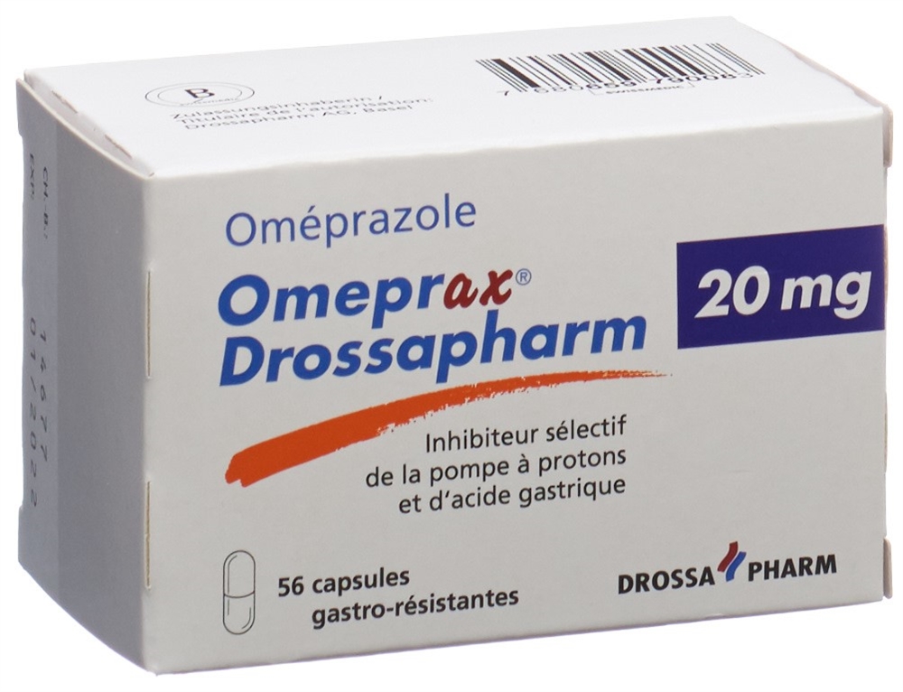 Omeprax Drossapharm 20 mg, image 2 sur 2