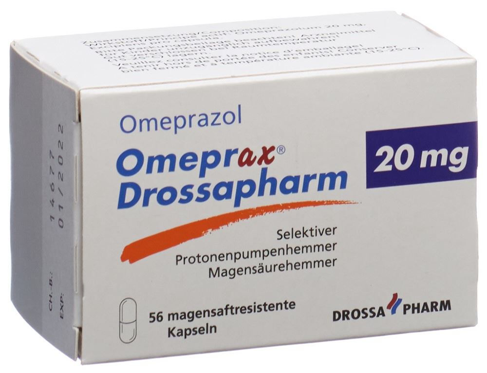 Omeprax Drossapharm 20 mg, image principale