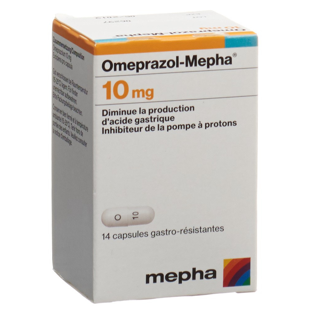 OMEPRAZOLE Mepha 10 mg, image 2 sur 2