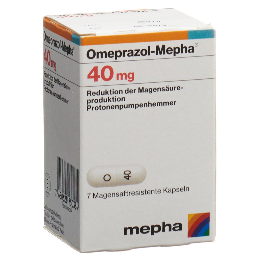 OMEPRAZOLE Mepha 40 mg, image principale