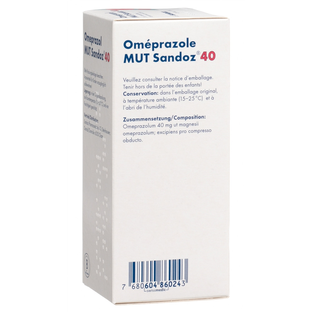 OMEPRAZOLE MUT Sandoz 40 mg, Bild 2 von 2