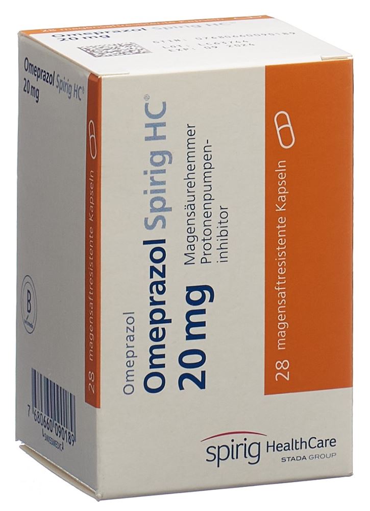 OMEPRAZOLE Spirig HC 20 mg, Hauptbild