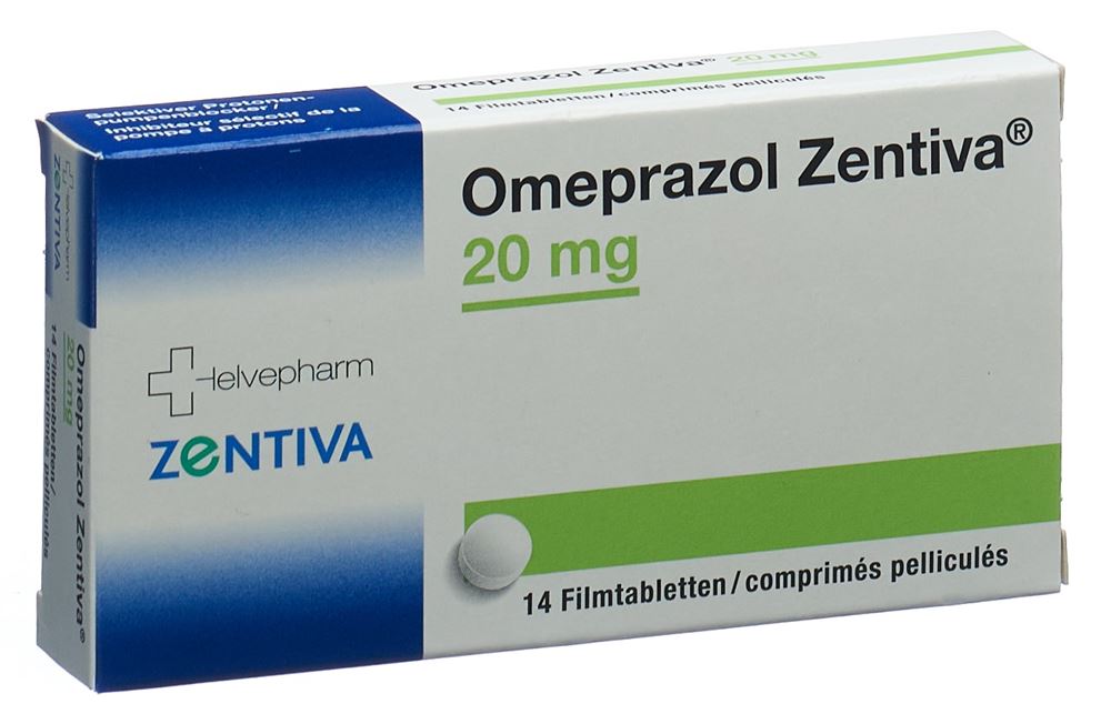 OMEPRAZOLE Zentiva 20 mg, image principale