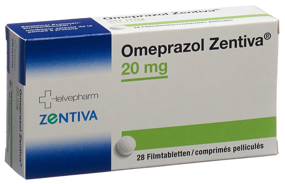 OMEPRAZOLE Zentiva 20 mg, image principale