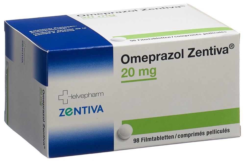 OMEPRAZOLE Zentiva 20 mg, Hauptbild