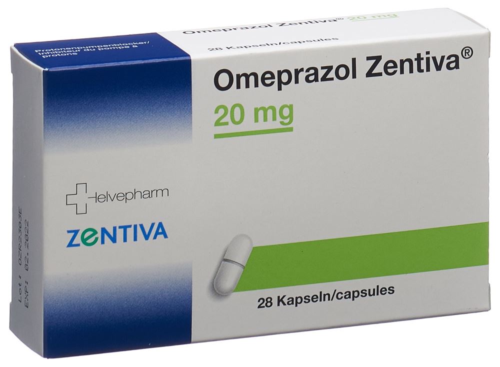 OMEPRAZOLE Zentiva 20 mg, Hauptbild