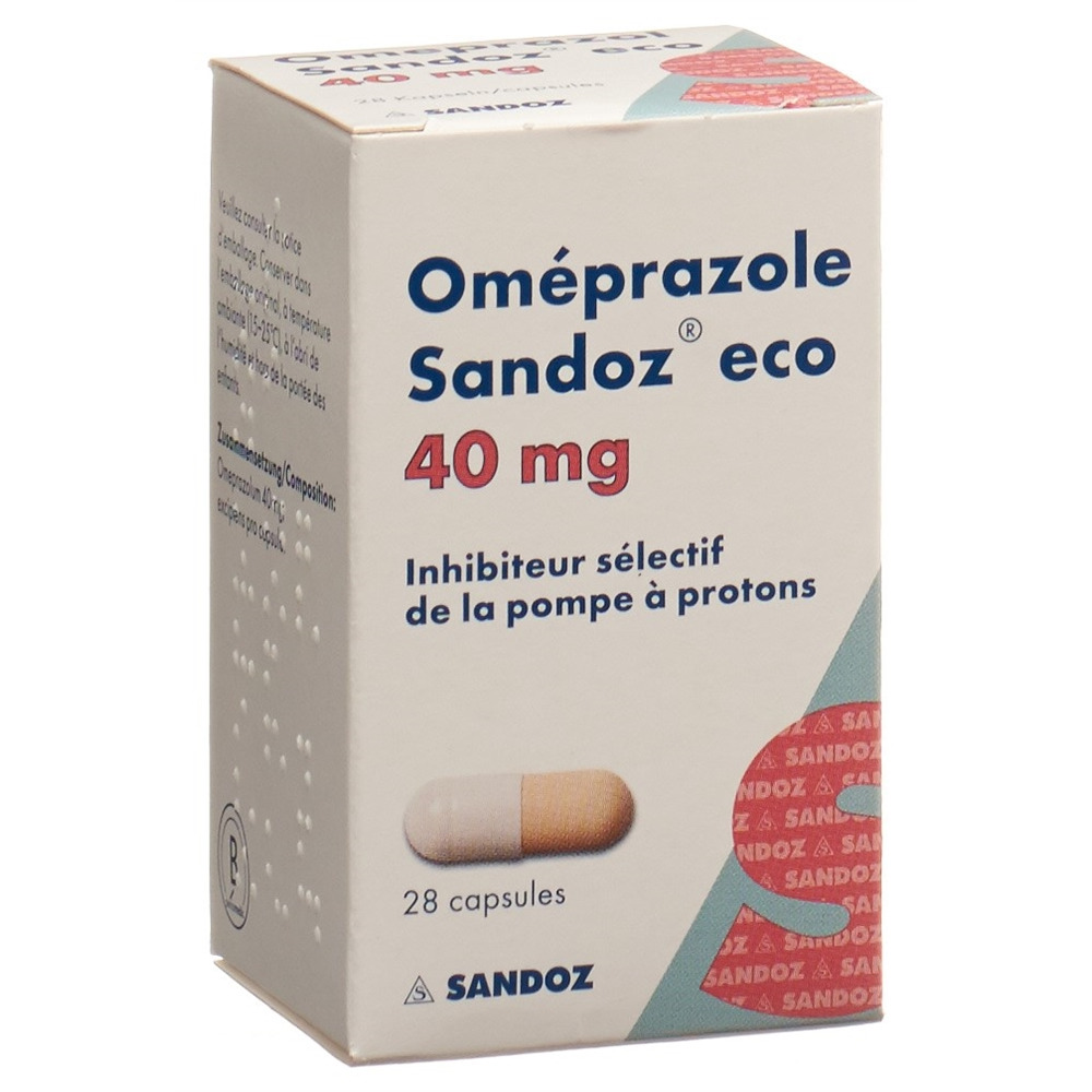 OMEPRAZOLE eco 40 mg, image 2 sur 2