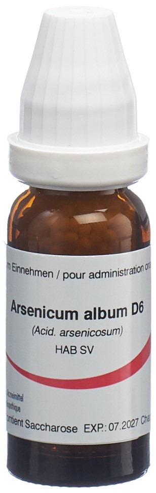 Omida arsenicum album 6 D, image principale